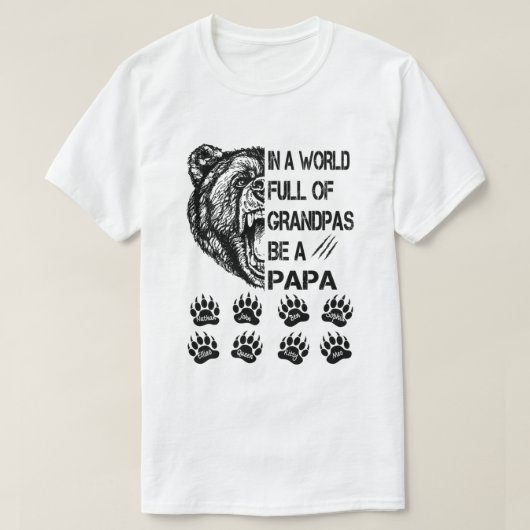 In einer Welt voller Granpas-Shirt T-Shirt (Design vorne)