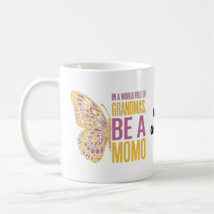 In einer Welt voller Omas sei ein Momo-Schmetterli Kaffeetasse