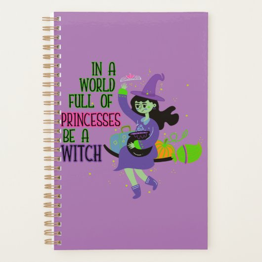 In einer Welt voller Prinzessinnen ist eine Hexe Planer (Vorderseite)