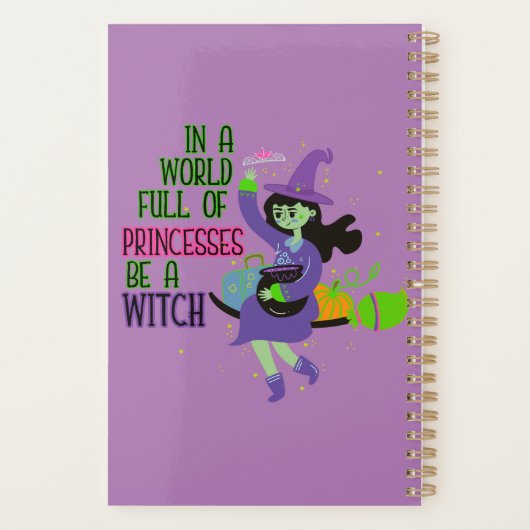 In einer Welt voller Prinzessinnen ist eine Hexe Planer (Rückseite)