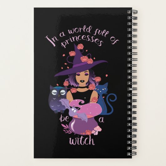 In einer Welt voller Prinzessinnen ist eine Hexe Planer (Rückseite)