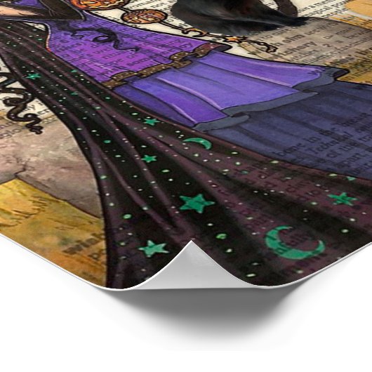 In einer Welt voller Prinzessinnen ist eine Hexe Poster (Ecke)