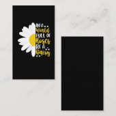 In einer Welt voller Rose ist eine Dämmerung Visitenkarte (Vorne/Hinten)