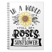 In einer Welt voller Rose .. Notizblock (Vorderseite)