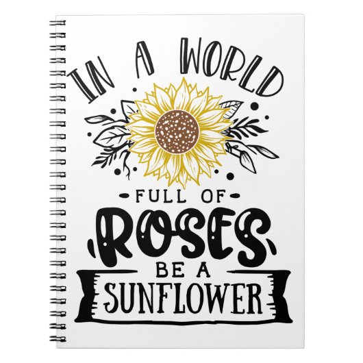 In einer Welt voller Rose .. Notizblock (Vorderseite)