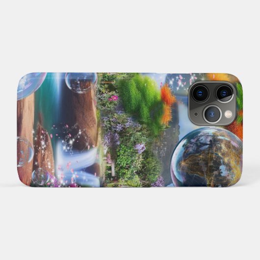 In einer wunderbaren Welt lebe ich Case-Mate iPhone Hülle (Rückseite (Horizontal))