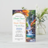 In einer wunderbaren Welt lebe ich Einladung (Stehend Vorderseite)