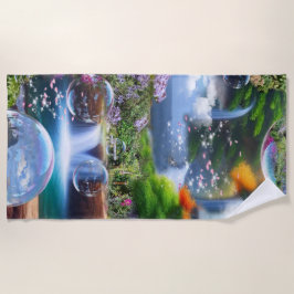 In einer wunderbaren Welt lebe ich Strandtuch