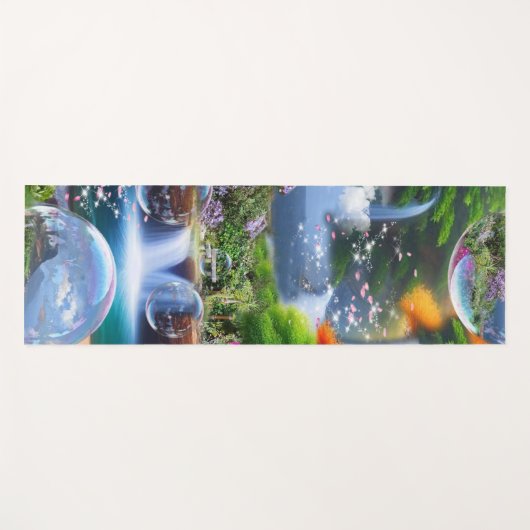 In einer wunderbaren Welt lebe ich Yogamatte (Vorderseite (Horizontal))