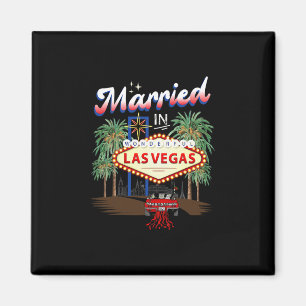 In einer wundervollen Las Vegas-Hochzeitsgesellsch Magnet