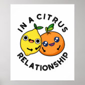 In einer Zitrusbeziehung Funny Fruit Pub Poster (Vorne)