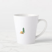 in Einklang mit der Natur | Rustikale Wasserfarben Milchtasse (Rechts)