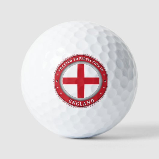 in England nach Perfektion gefertigt Golfball (Vorderseite)