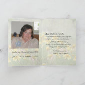 In Erinnerung an dein Nichte Karte (Innenseite)