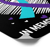 In Erinnerung an den liebenden Vater Suizidbewusst Poster (Ecke)