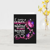 In Erinnerung an den Vater weiß Angel den Himmel w Karte (Gelbe Blume)