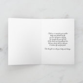 In Erinnerung an die Lila Kerze der Mutter zum Geb Karte (Innenseite)