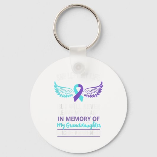 In Erinnerung an die Selbstmordgefälligkeit der En Schlüsselanhänger (Vorderseite)