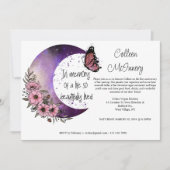 In Erinnerung an ein Leben gut gelebt. bearbeitbar Einladung (Vorderseite)