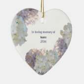 In Erinnerung an ein liebes Blumendekor Keramik Ornament (Rechts)
