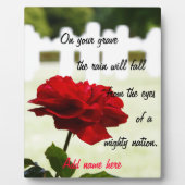 In Erinnerung an einen gefallenen Soldaten Fotoplatte (Vorderseite)