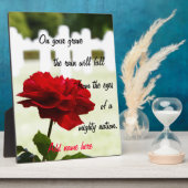 In Erinnerung an einen gefallenen Soldaten Fotoplatte (Seite)