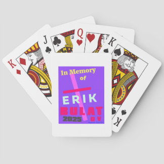 In Erinnerung an Erik Bulatov Spielkarten
