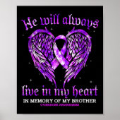 In Erinnerung an mein Bruder Überdosierung Bewusst Poster (Vorne)