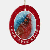 In Erinnerung an mein Spender Transplantation Weih Keramik Ornament (Rechts)
