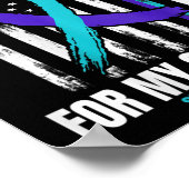 In Erinnerung an meine Großmutter Selbstmordgedank Poster (Ecke)