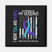 In Erinnerung an meine Husbynd Suicide Bewusstsein Magnet (Vorne)