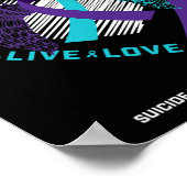 In Erinnerung an meine liebende Husbynd Suizidpräv Poster (Ecke)