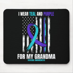 In Erinnerung an meine Oma-Selbstmordgedankenflagg Mousepad
