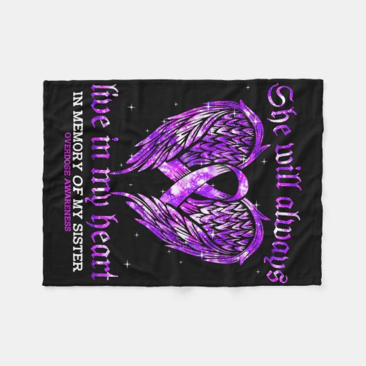 In Erinnerung an meine Schwester Überdosierung Bew Fleecedecke (Vorderseite (Horizontal))