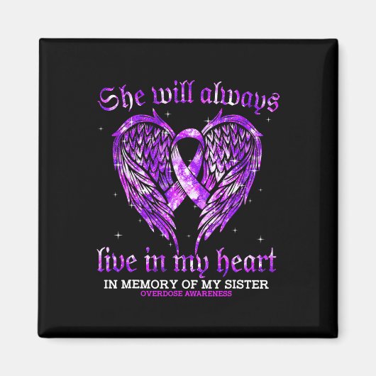 In Erinnerung an meine Schwester Überdosierung Bew Magnet (Vorne)