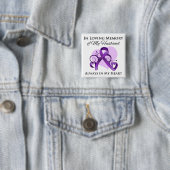 In Erinnerung an meinen Mann - Bauchspeicheldrüsen Button (Beispiel)