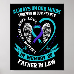 In Erinnerung an meinen Vater im Jura Selbstmordbe Poster