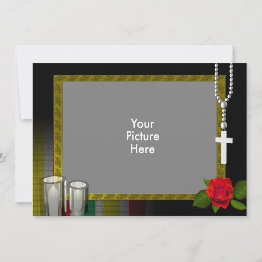 In Erinnerung Einladung (Vorderseite)