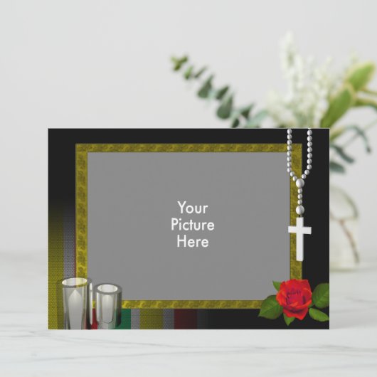 In Erinnerung Einladung (Stehend Vorderseite)