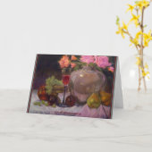 "In Erinnerung" gefaltete Grußkarte Karte (Gelbe Blume)