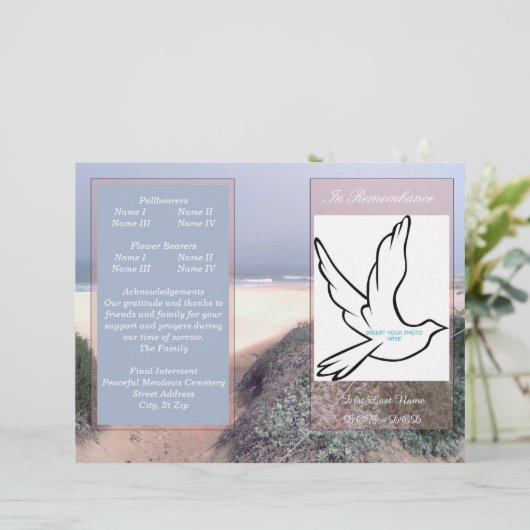 In Erinnerungsfunerprogramm-Single (Stehend Vorderseite)