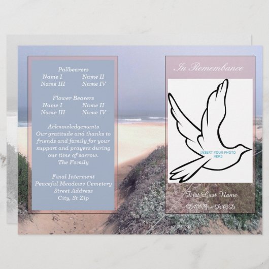 In Erinnerungsfunerprogramm-Single (Vorne/Hinten)