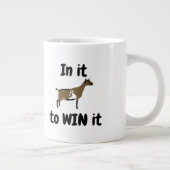 In es zu gewinnen - nigerianische Zwarf Milchziege Jumbo-Tasse (Rechts)