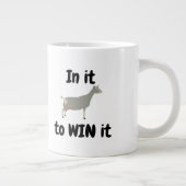 In es zu gewinnen - Toggenburg Milchziege Jumbo-Tasse (Rechts)