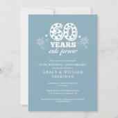 In ewig 60. Hochzeitstag Einladung (Vorderseite)