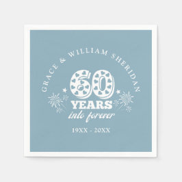 In ewig 60. Hochzeitstag Serviette