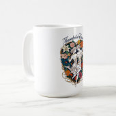 In Ewigkeit Verbundenes T-Shirt | Elegantes Paar Kaffeetasse (Vorderseite Links)