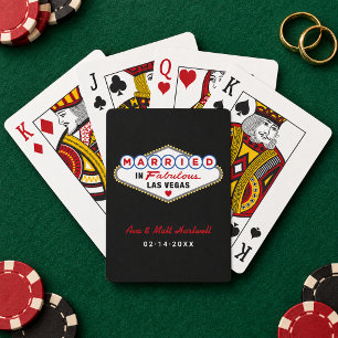 In Fabulous Las Vegas geheiratet Schwarz Spielkarten
