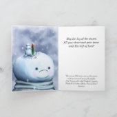 In Fairy Snowy Winter Feiertagskarte (Innenseite)