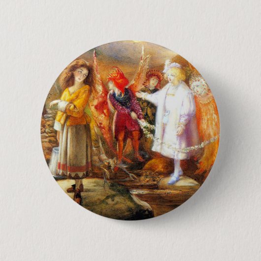 In Fairyland John Anster Fitzgerald Button (Vorderseite)
